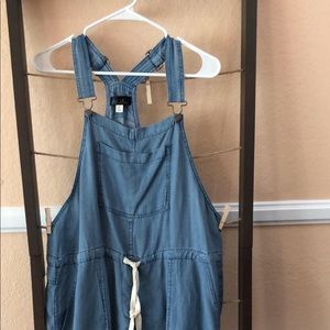 Blue Rain Denim Romper